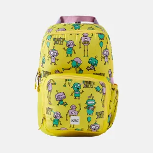 Wildcraft Wiki Champ 1 Backpack 11 L -Yellow Robot/Ocean Red
