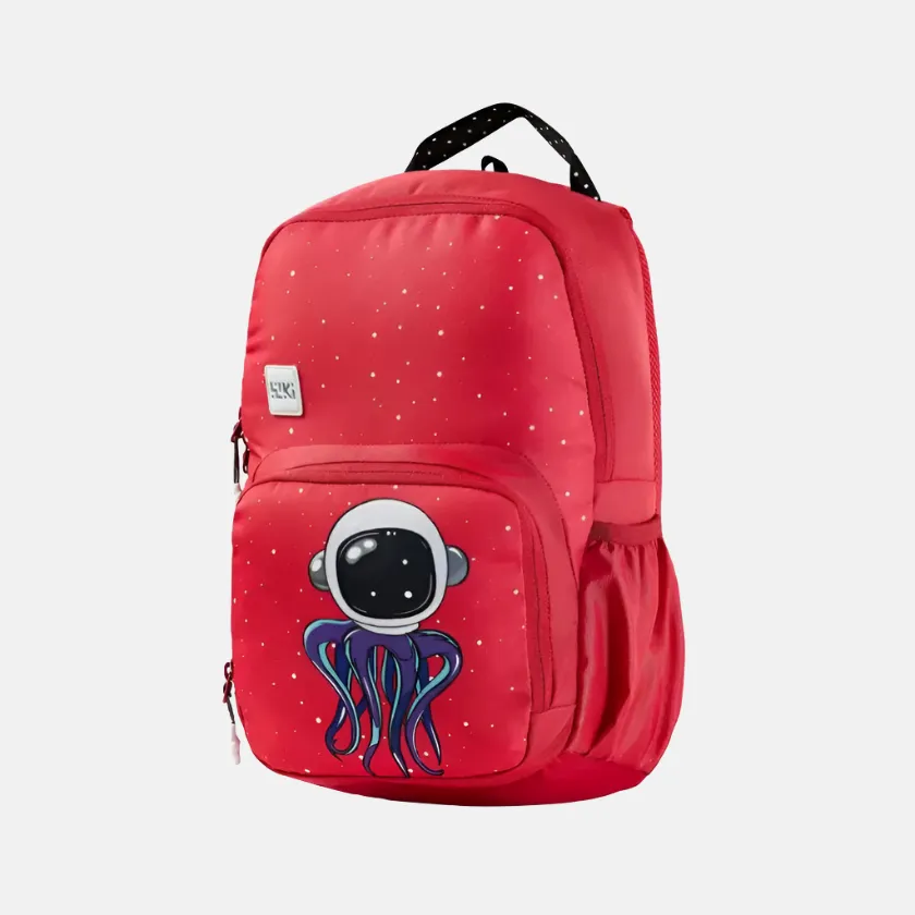 Wildcraft Wiki Champ 1 Backpack 11 L -Yellow Robot/Ocean Red