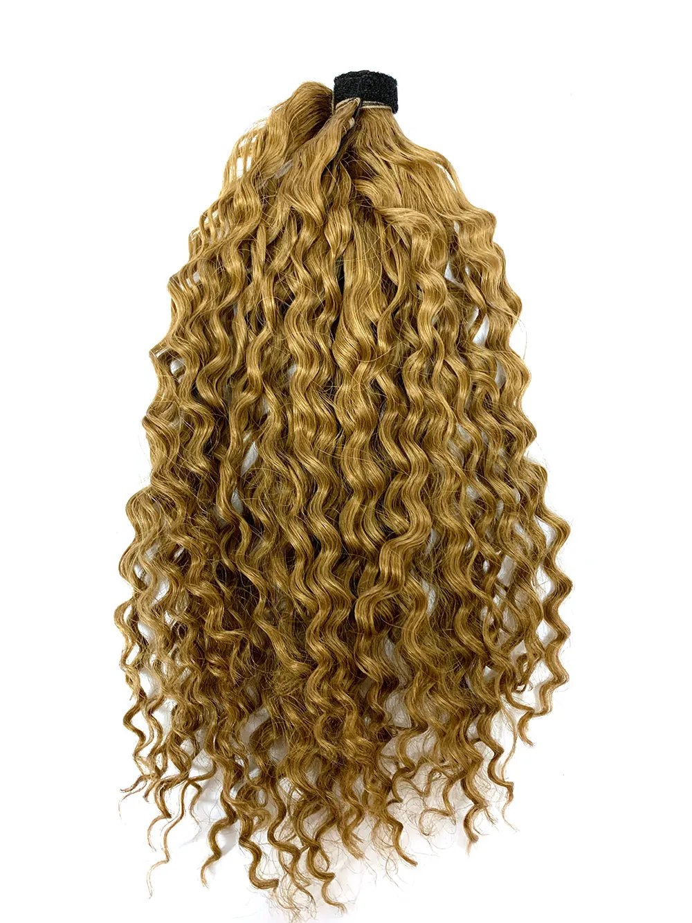 Wrap Around 100% Human Hair Ponytail in Deep Wave 12"