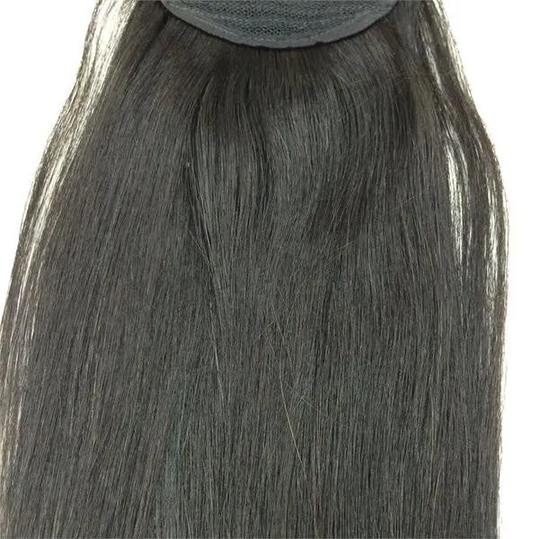 Wrap Around 100% Human Hair Ponytail in Straight 26" - 7oz Thick.