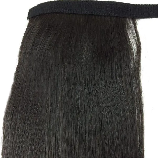 Wrap Around 100% Human Hair Ponytail in Straight 26" - 7oz Thick.