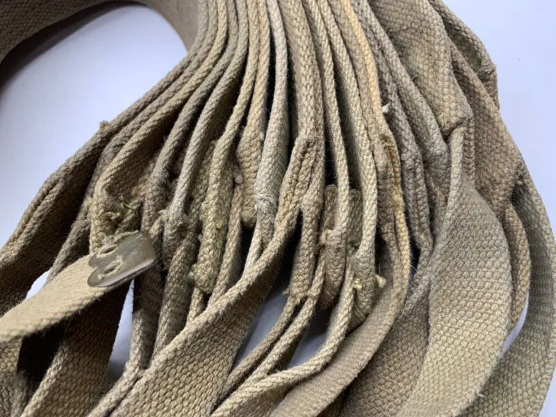 WW2 British Army Equipment Shoulder Strap 37 Pattern Webbing - Used Original