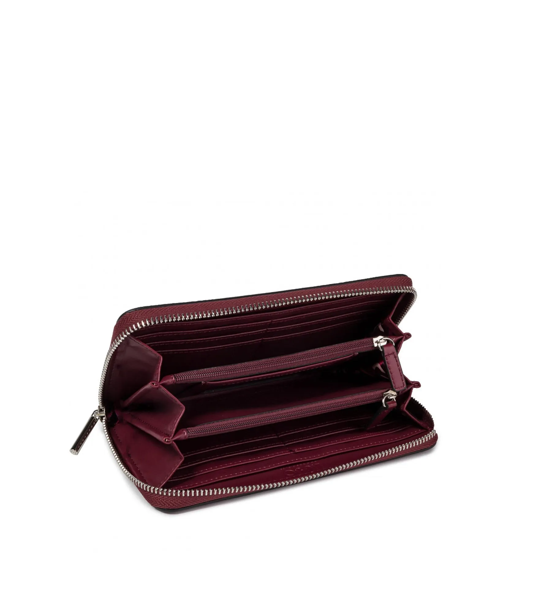 Xl Zip Around - Ruby Wine