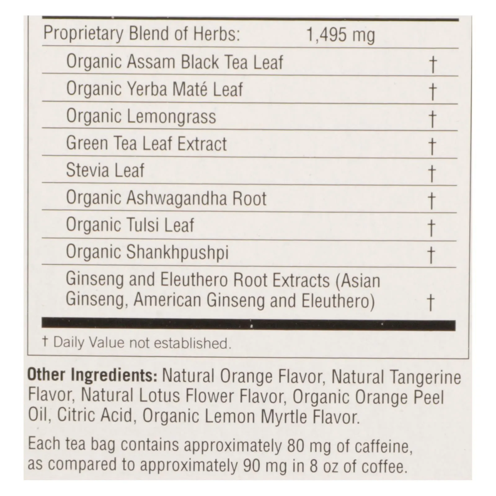 Yogi Positive Energy Herbal Tea Sweet Tangerine - 16 Tea Bags - Case Of 6