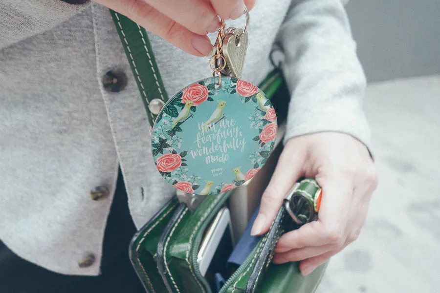 You Are Fearfully And Wonderfully Made {Keychain & Car Charm}
