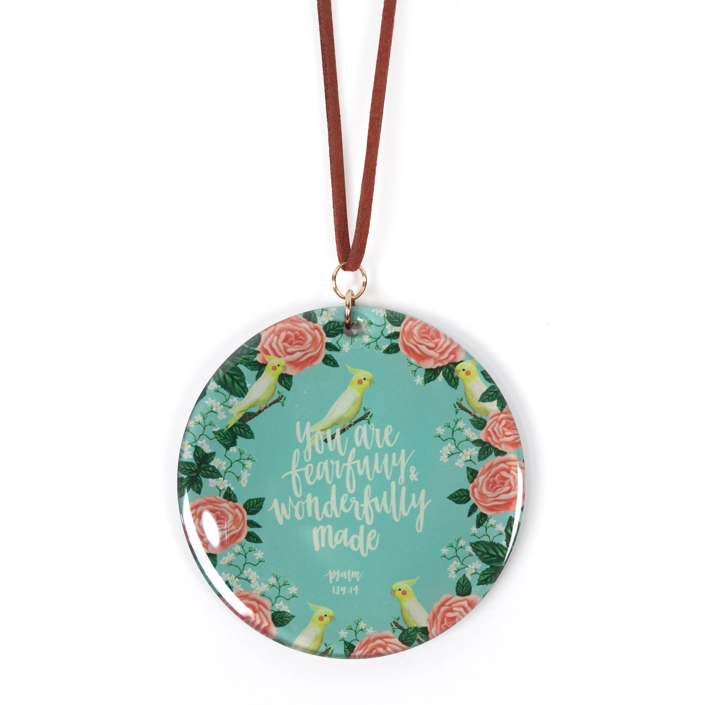 You Are Fearfully And Wonderfully Made {Keychain & Car Charm}