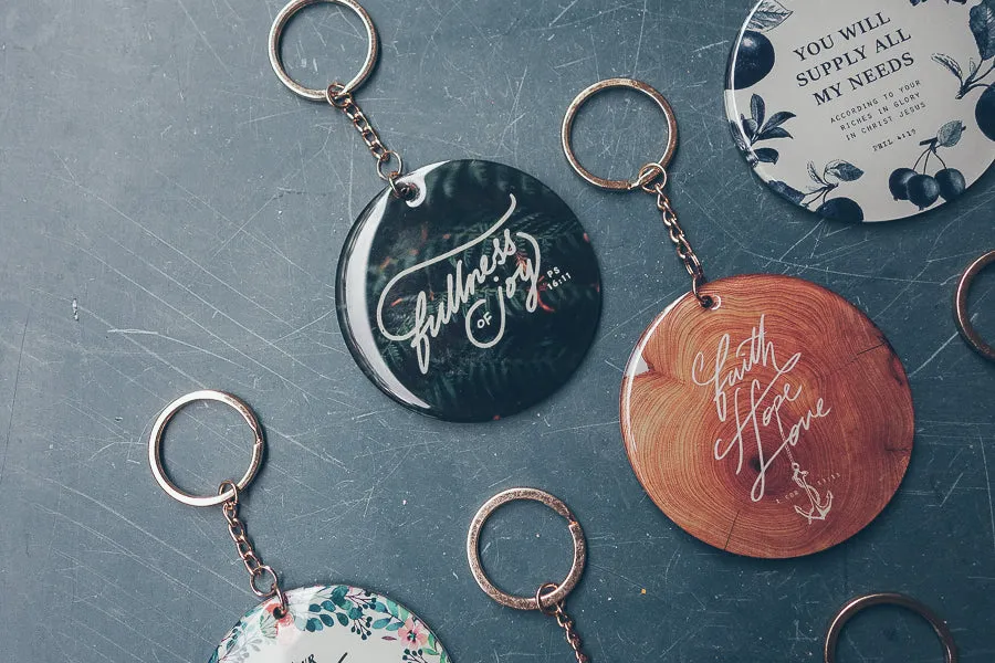 You Are Fearfully And Wonderfully Made {Keychain & Car Charm}