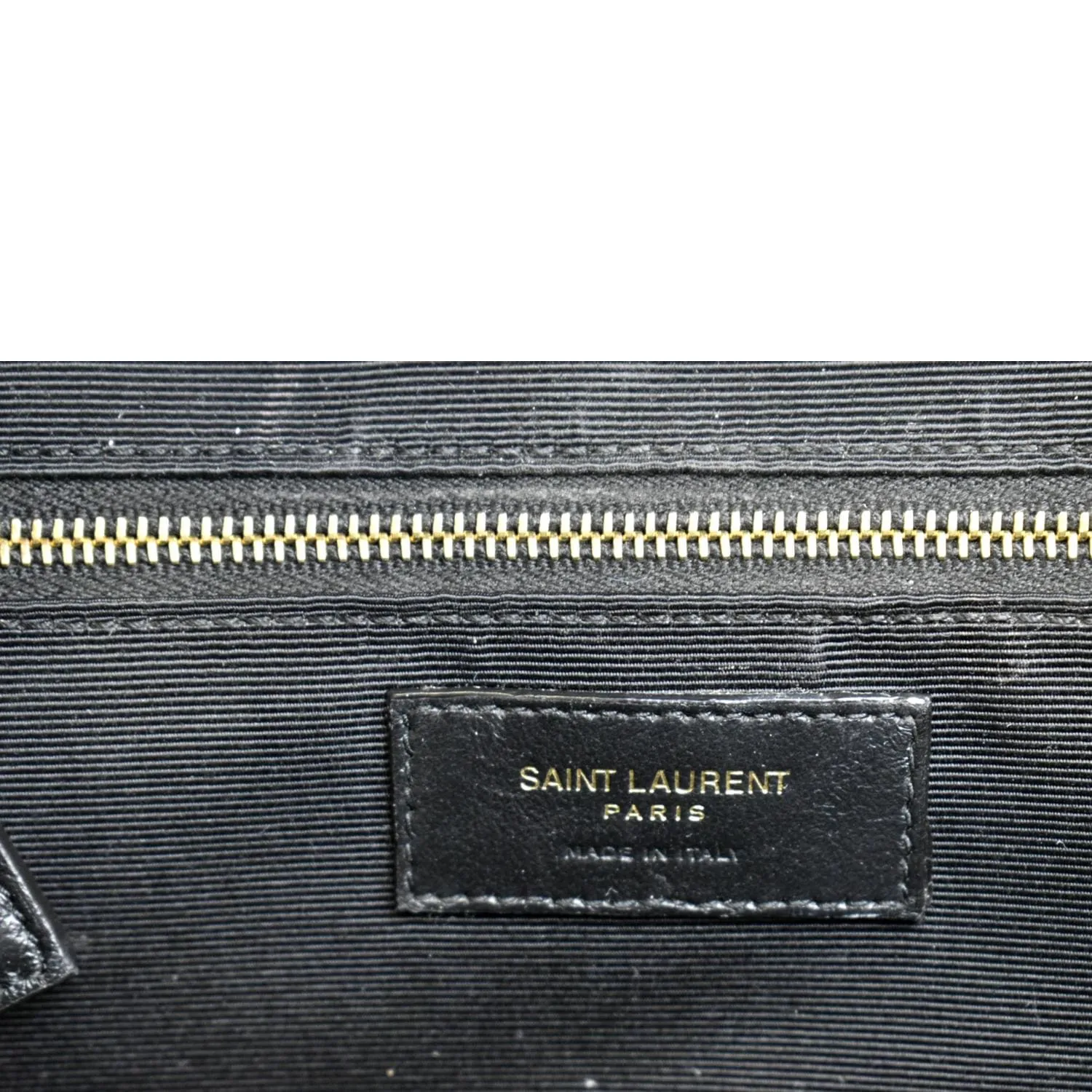 YVES SAINT LAURENT Envelope Medium Matelasse Leather Crossbody Bag Black