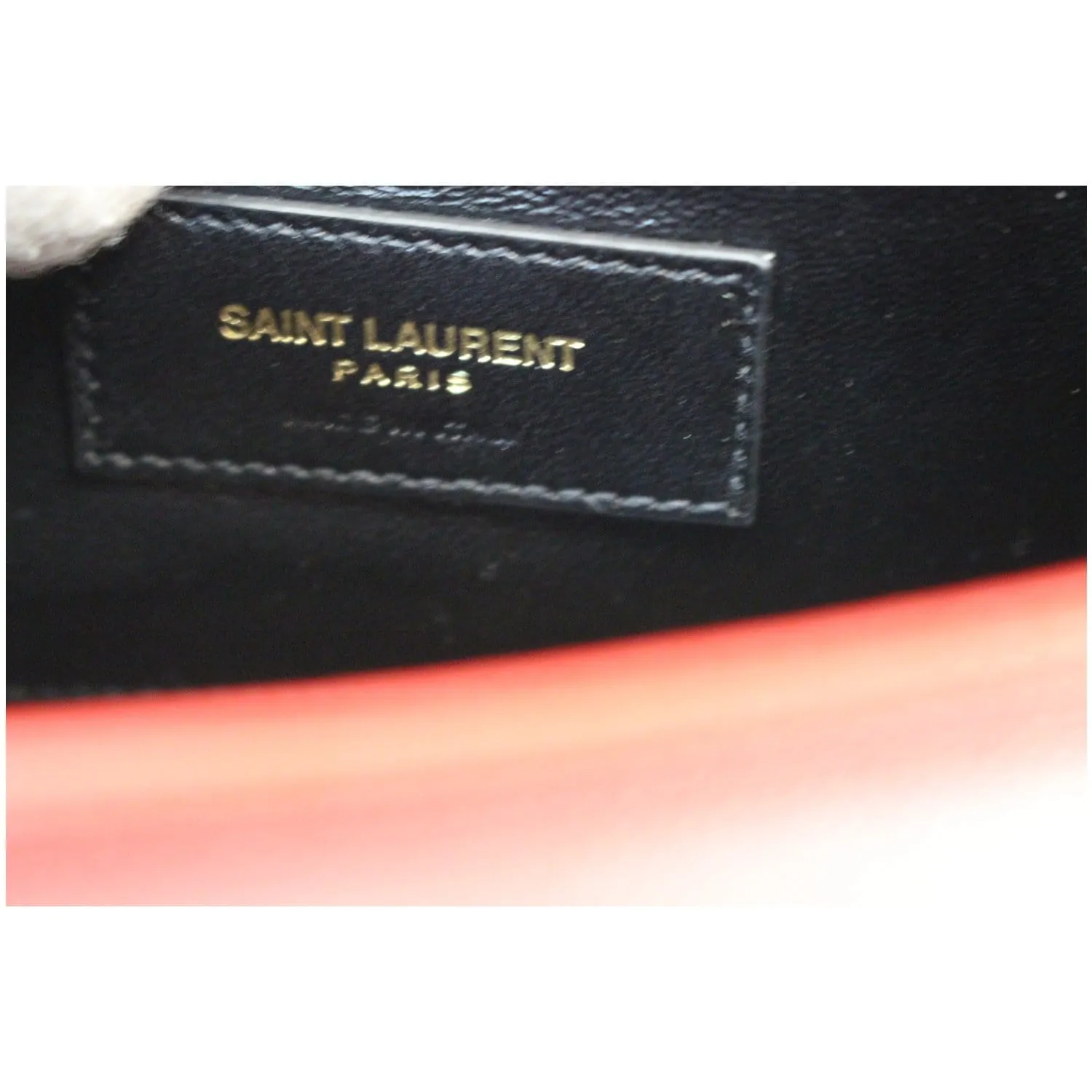 YVES SAINT LAURENT Kate Small Grain De Poudre Crossbody Bag Red