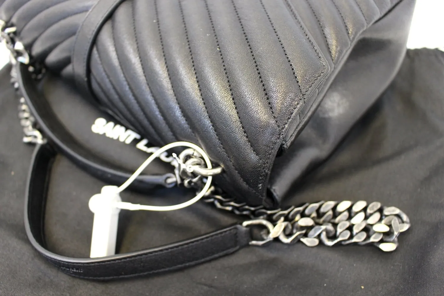 YVES Saint Laurent Large Monogram Envelope Chain Shoulder Bag