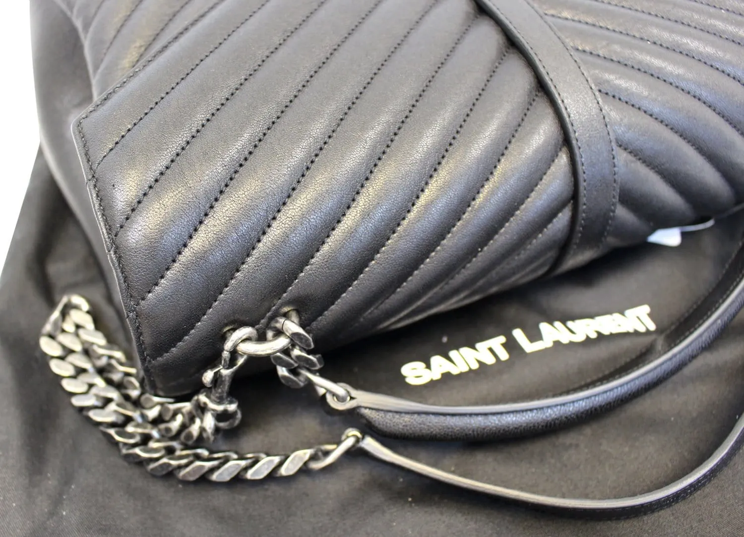 YVES Saint Laurent Large Monogram Envelope Chain Shoulder Bag