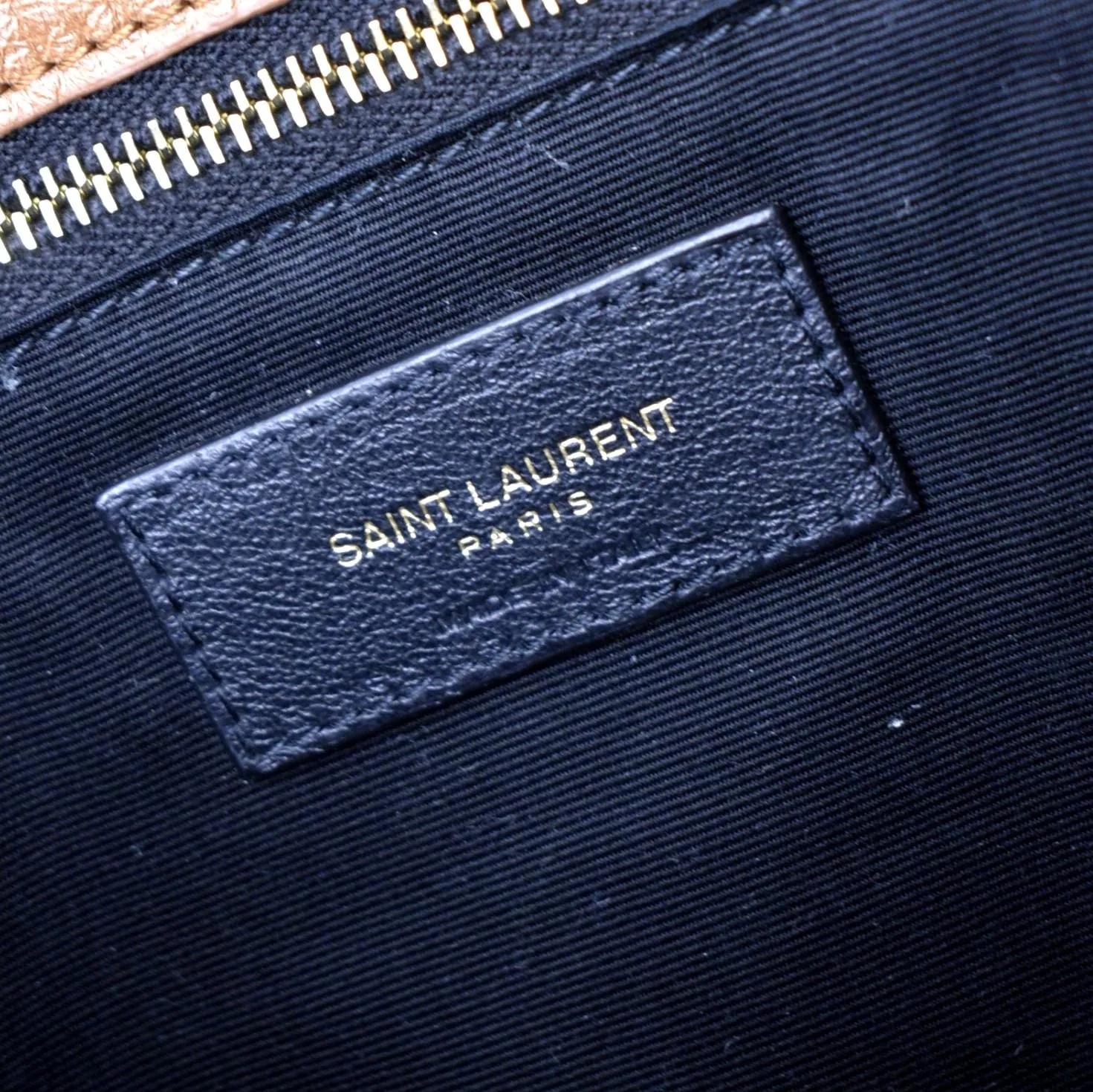 YVES SAINT LAURENT Niki Medium Leather Crossbody Bag Dark Brown