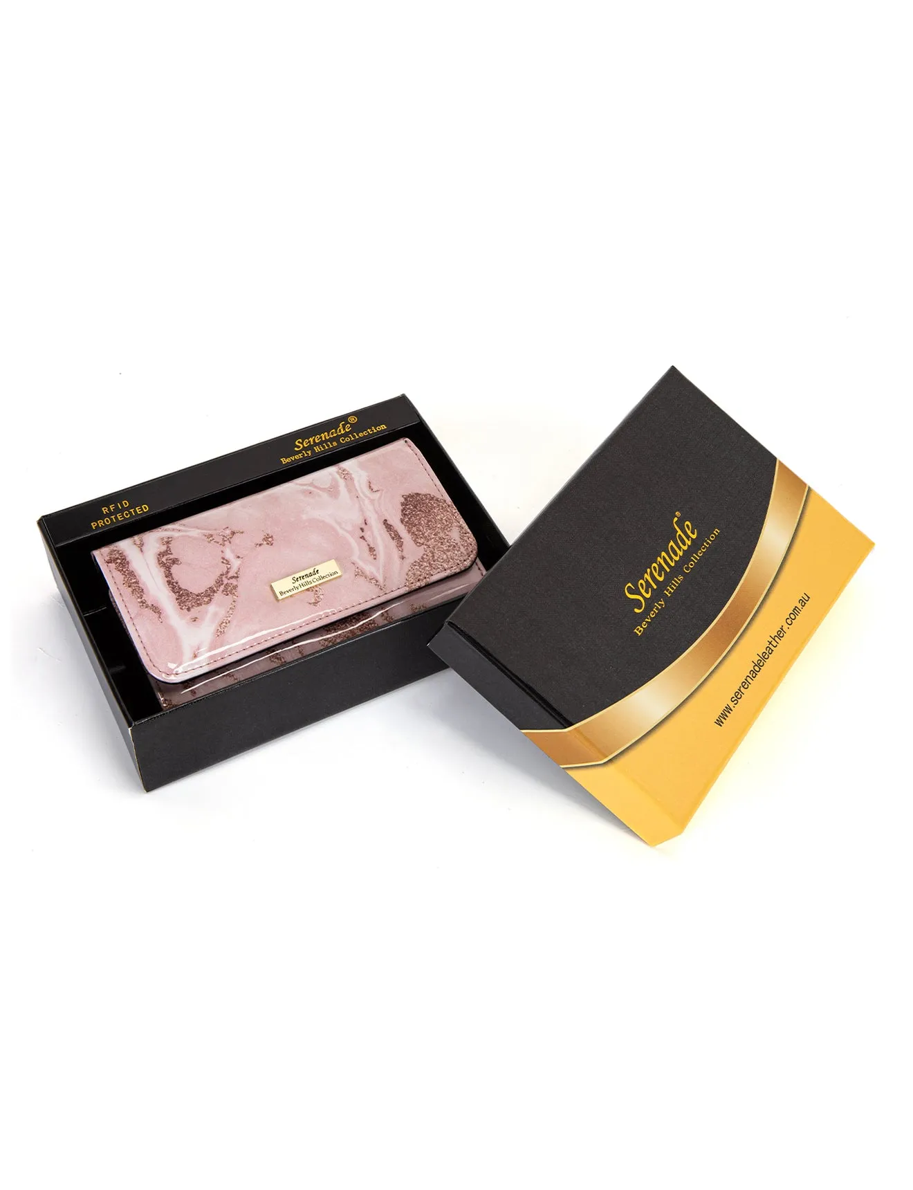 ZAHIRA  MED LEATHER RFID WALLET- WSF1702