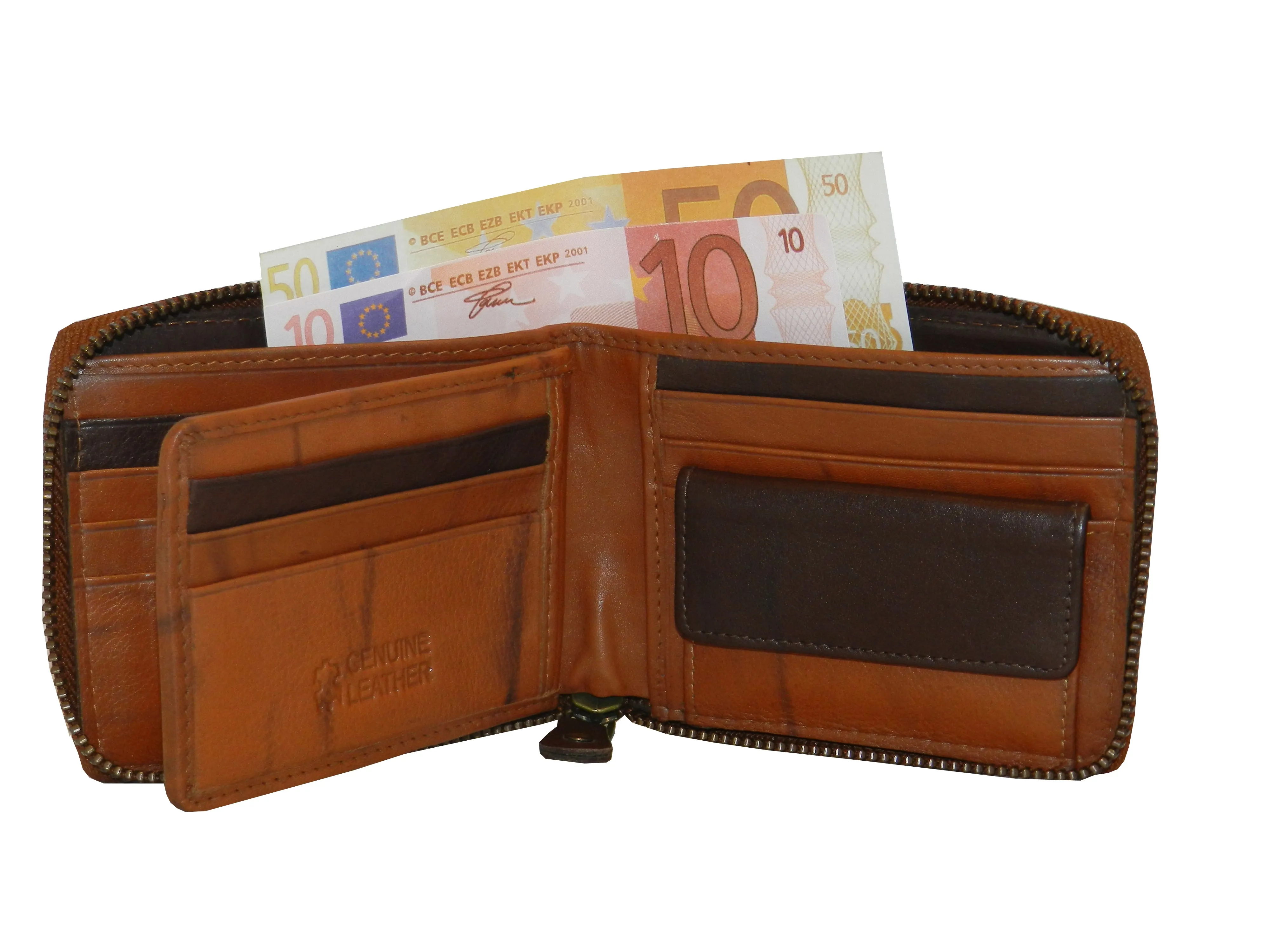 ZipVault 12 Card Full Zip Wallet #4094CZ