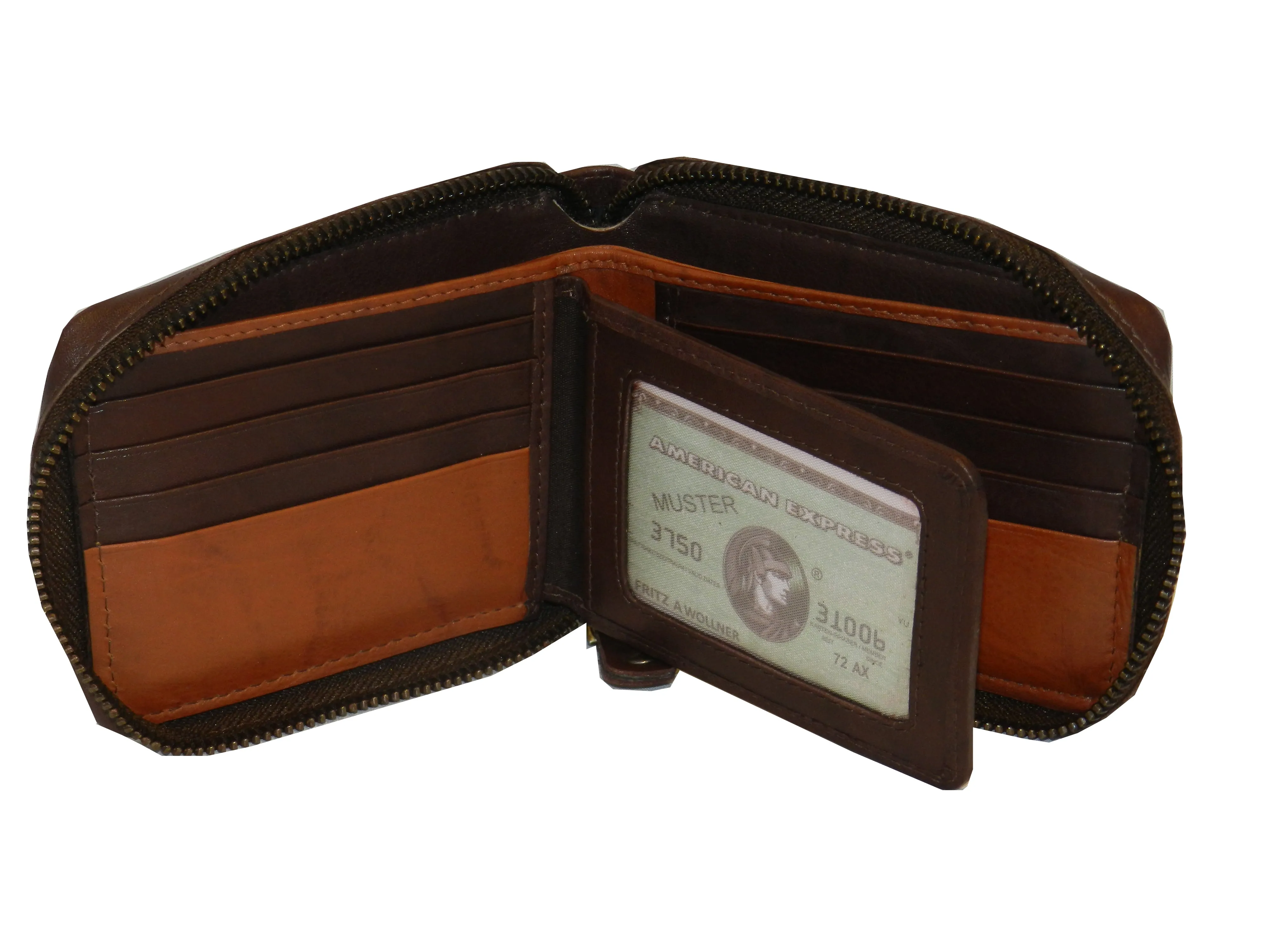 ZipVault 12 Card Full Zip Wallet #4094CZ
