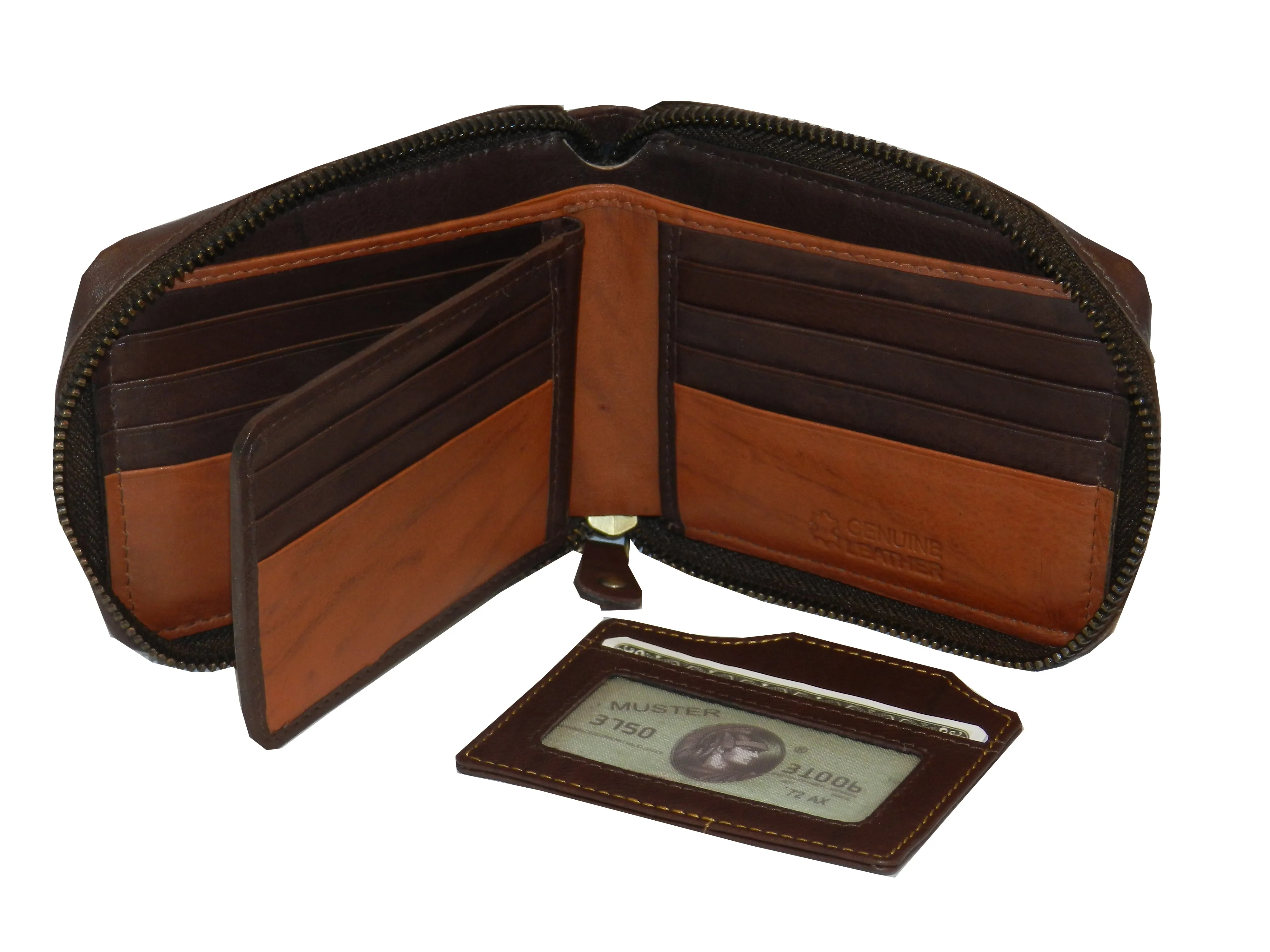 ZipVault 12 Card Full Zip Wallet #4094CZ