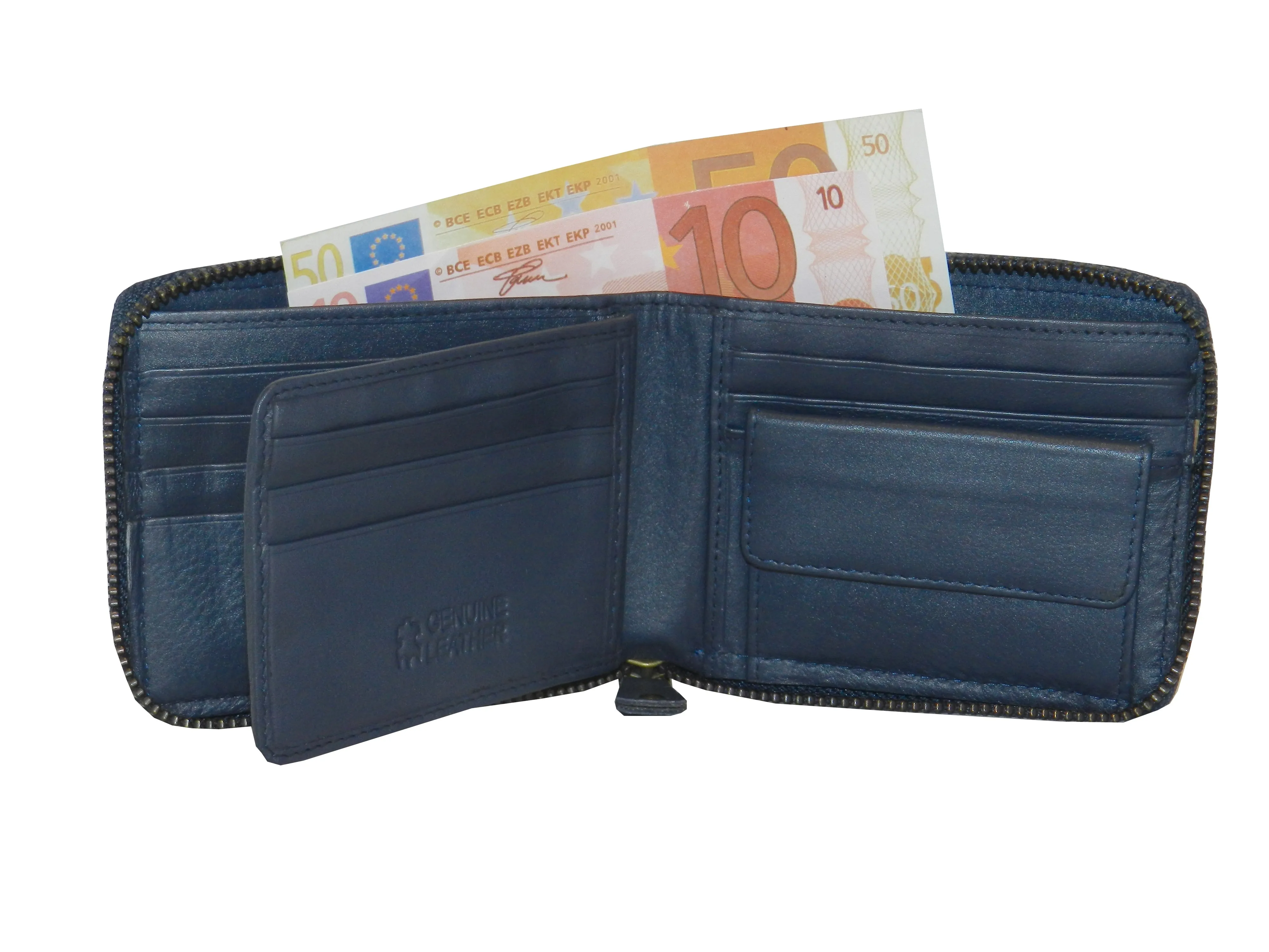 ZipVault 12 Card Full Zip Wallet #4094CZ