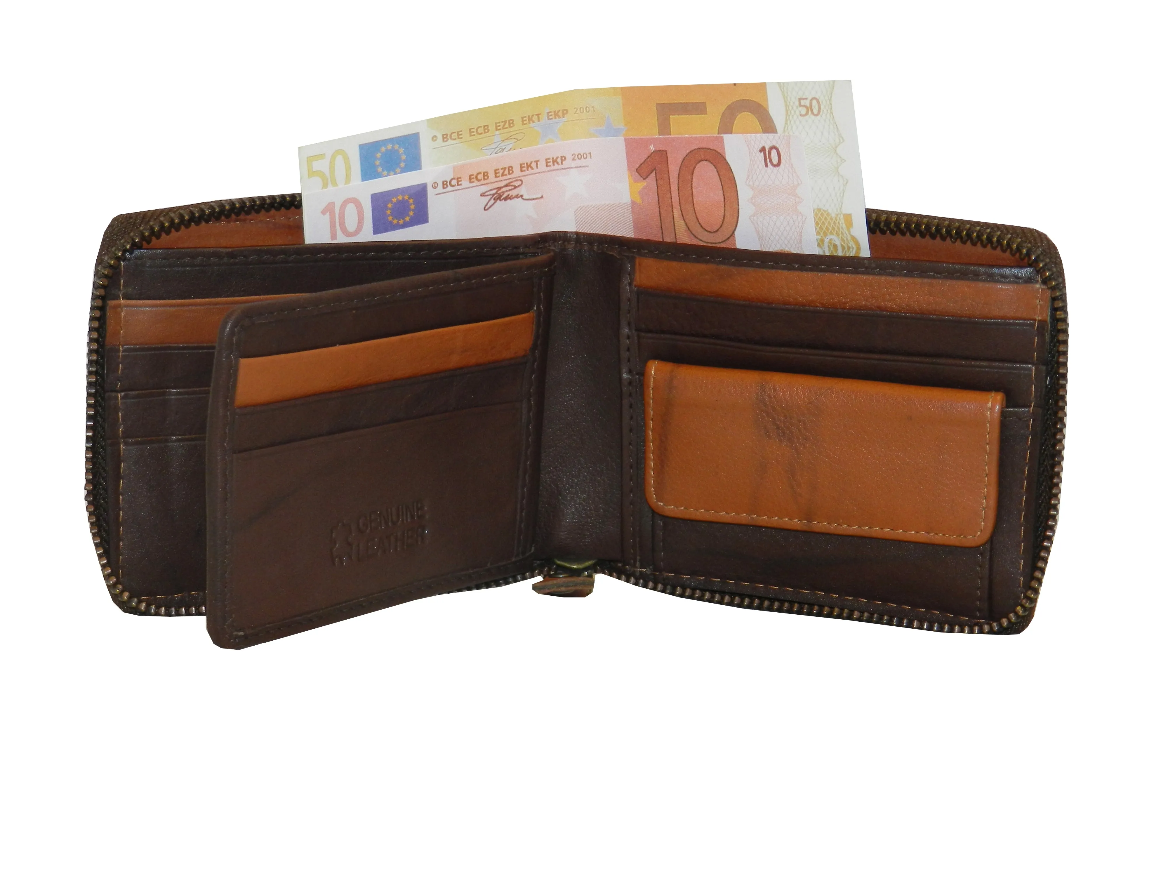 ZipVault 12 Card Full Zip Wallet #4094CZ