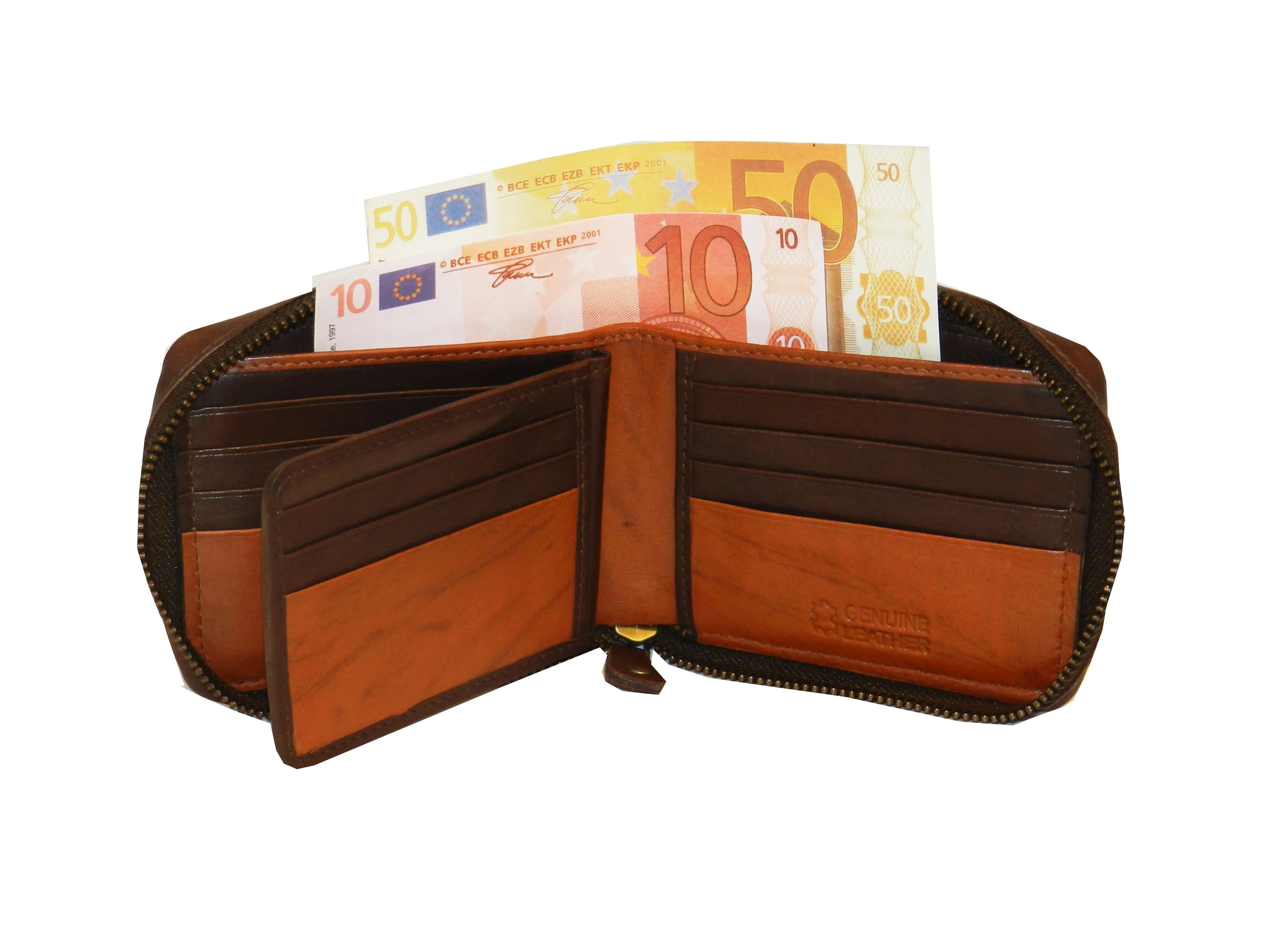 ZipVault 12 Card Full Zip Wallet #4094CZ