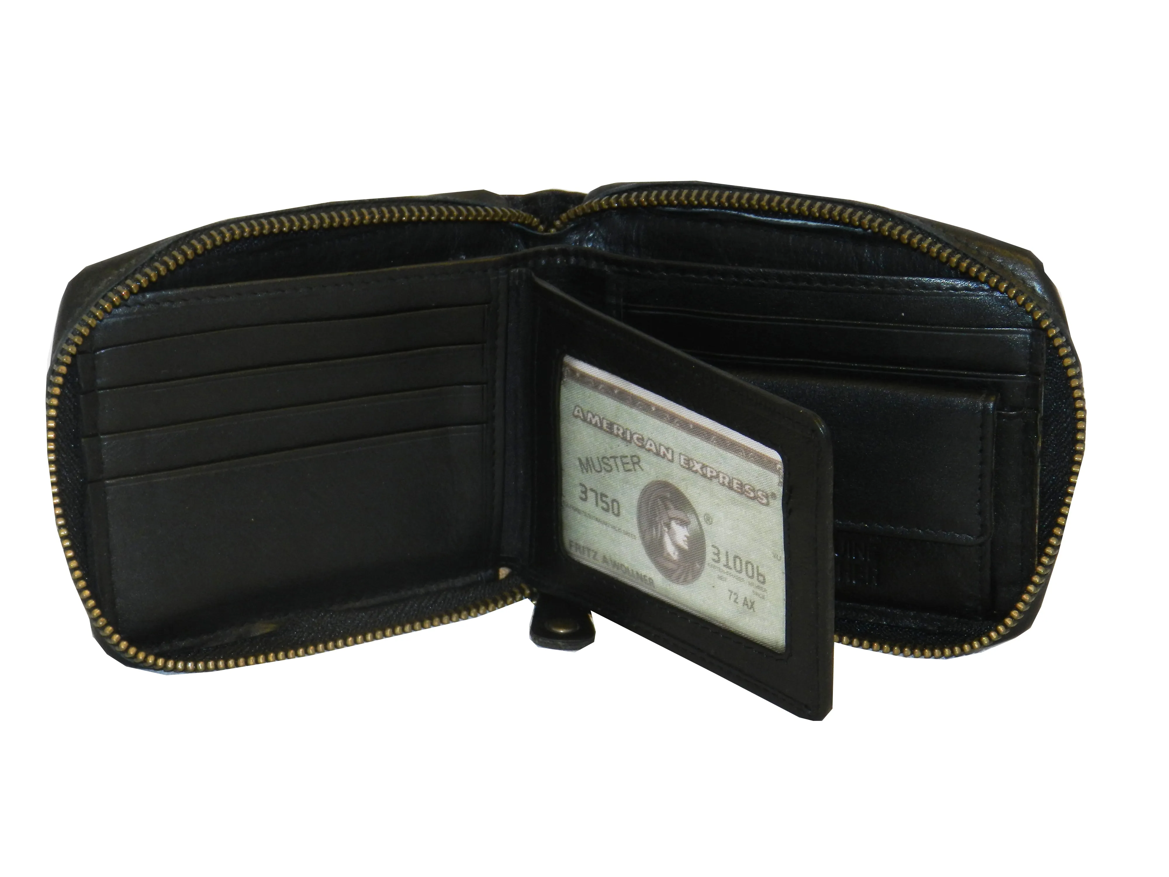 ZipVault 12 Card Full Zip Wallet #4094CZ