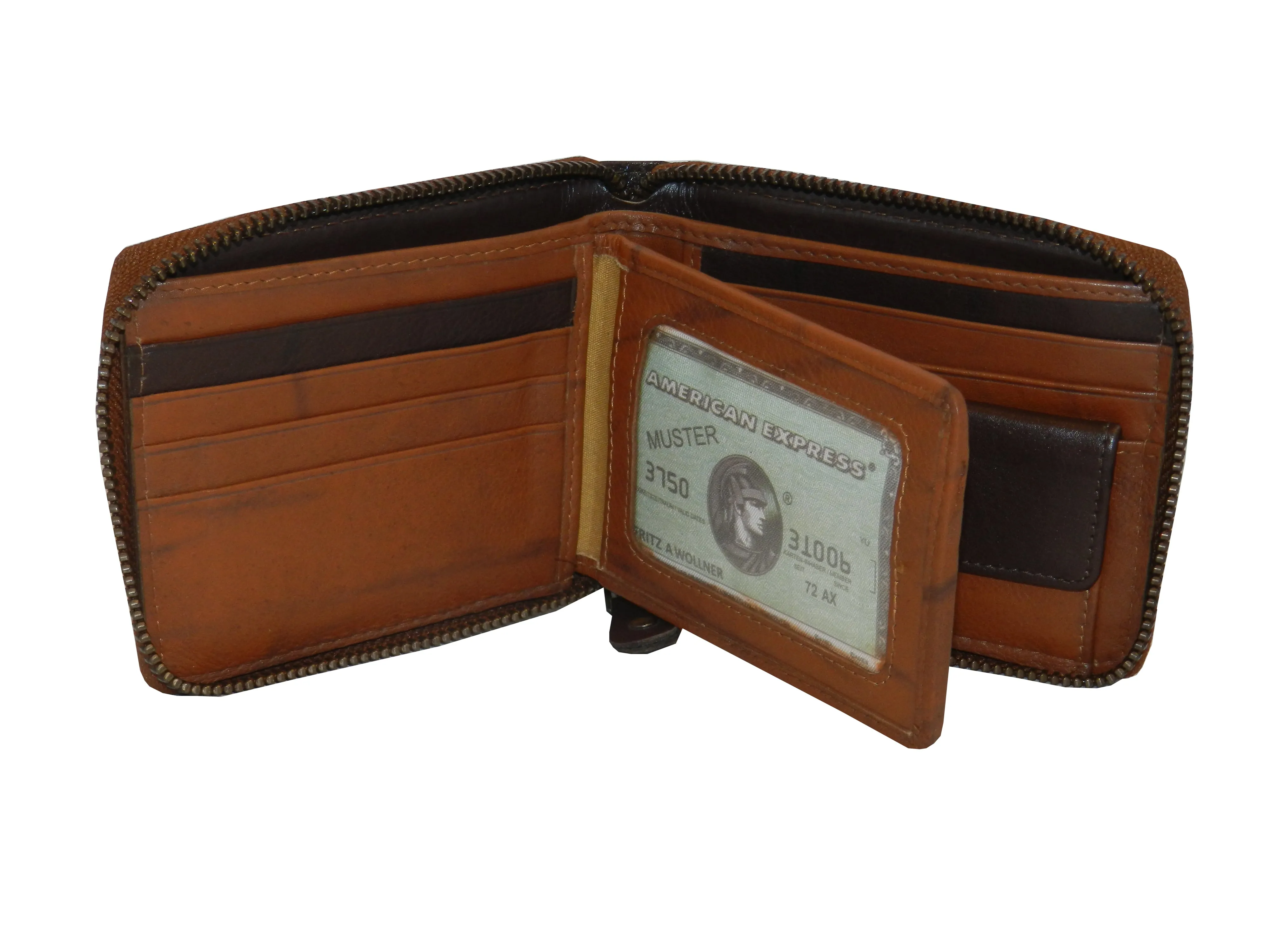 ZipVault 12 Card Full Zip Wallet #4094CZ