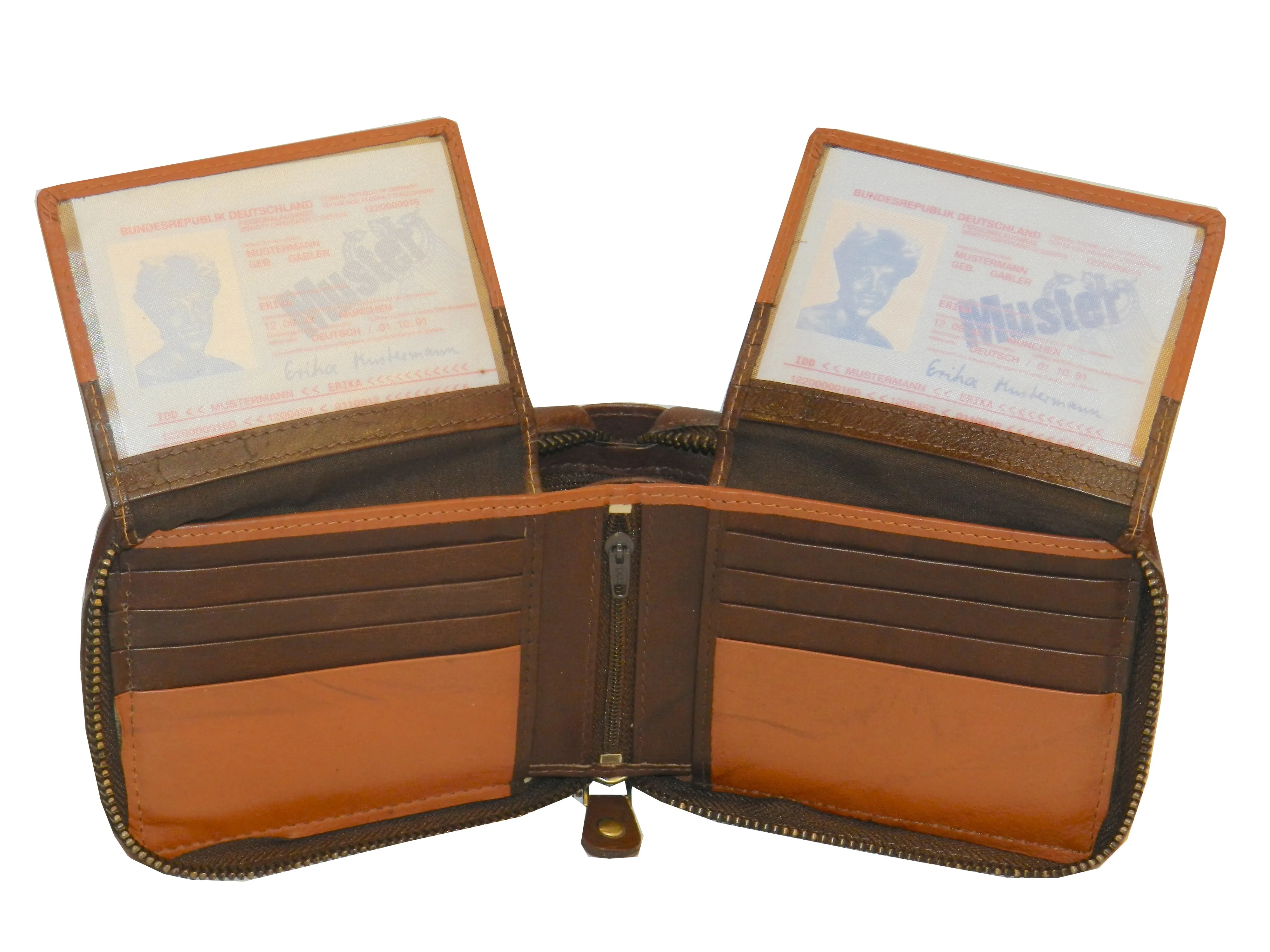 ZipVault 18 Card Full Zip Wallet #1244LMZ