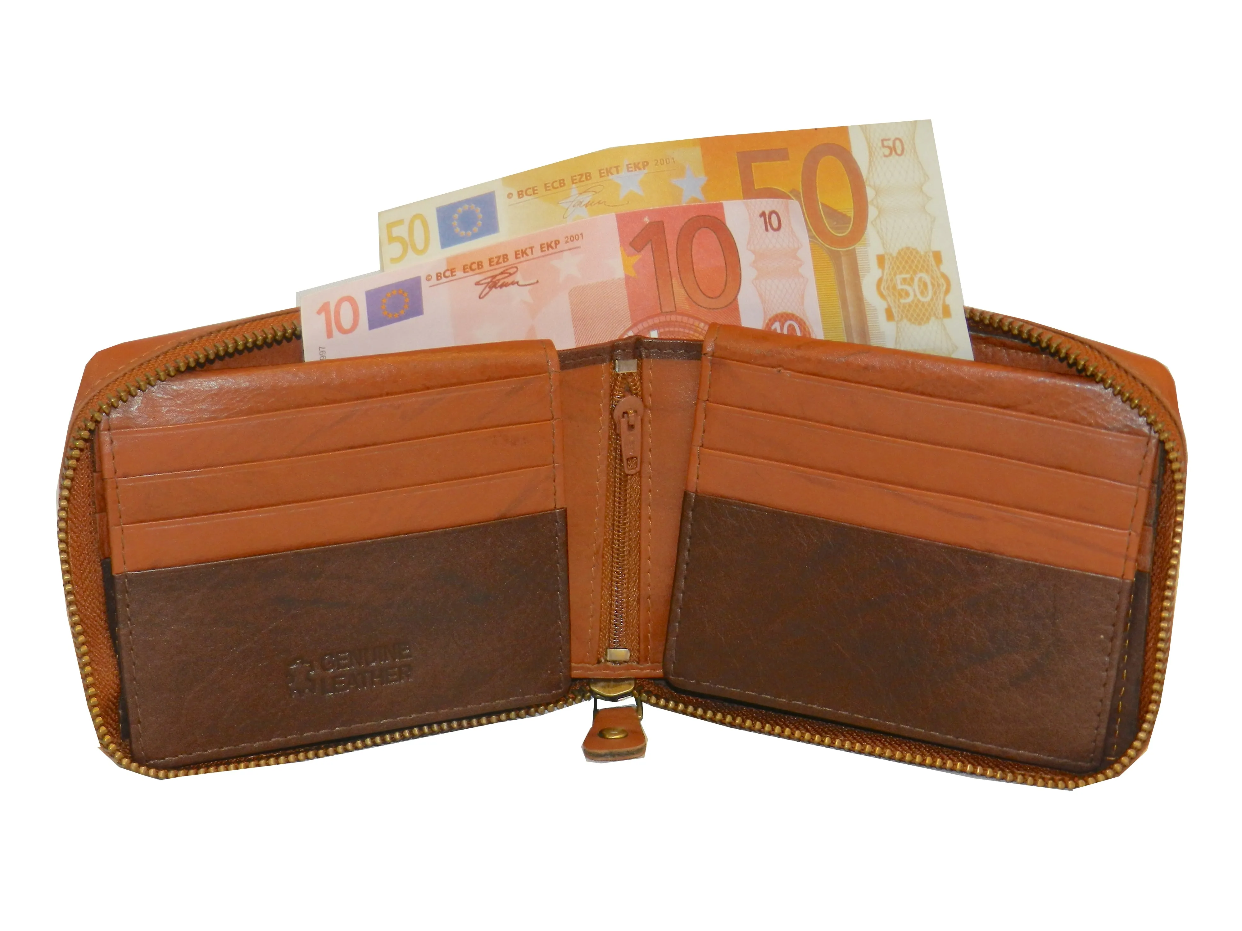 ZipVault 18 Card Full Zip Wallet #1244LMZ