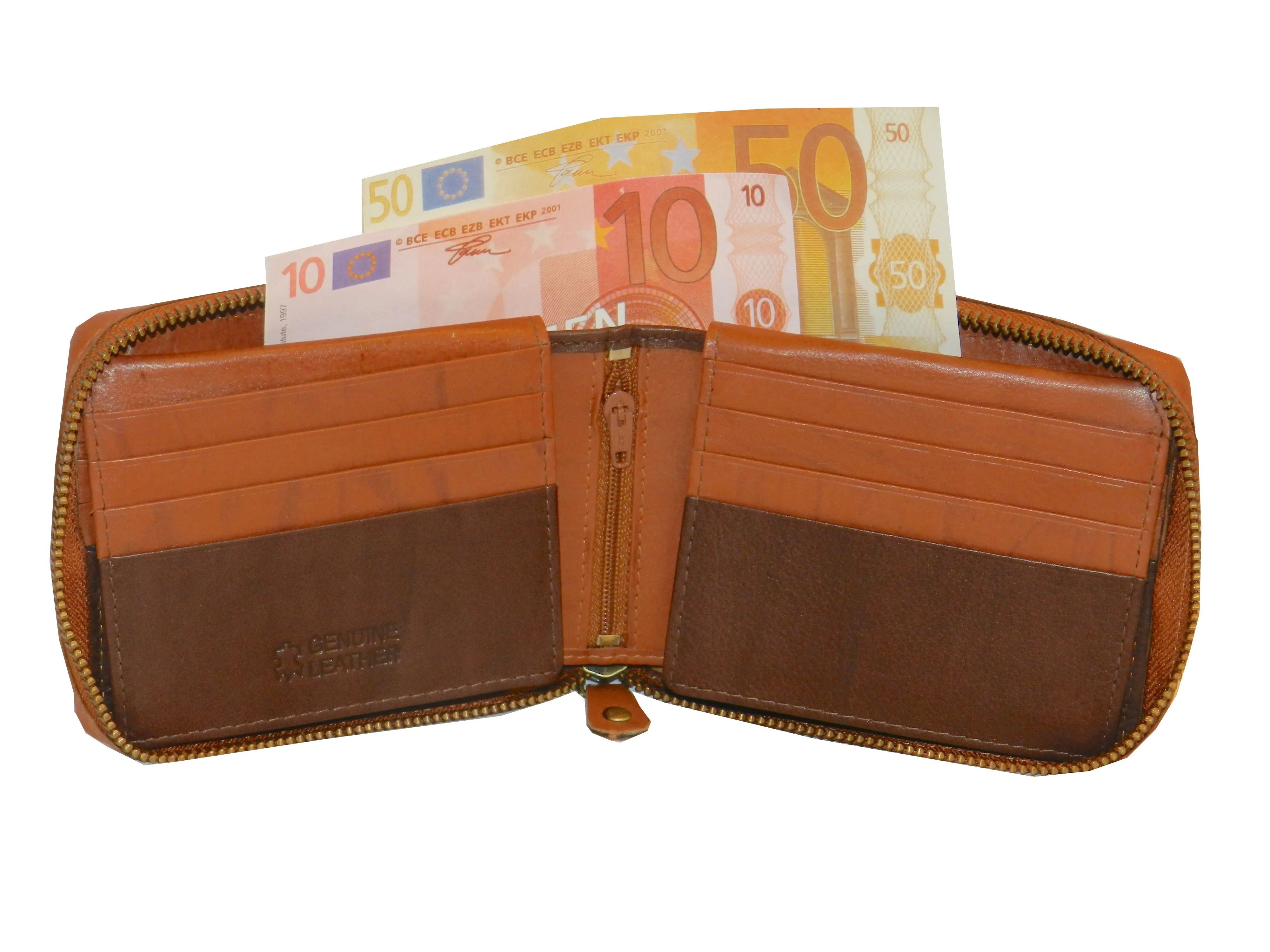 ZipVault 18 Card Full Zip Wallet #1244LMZ