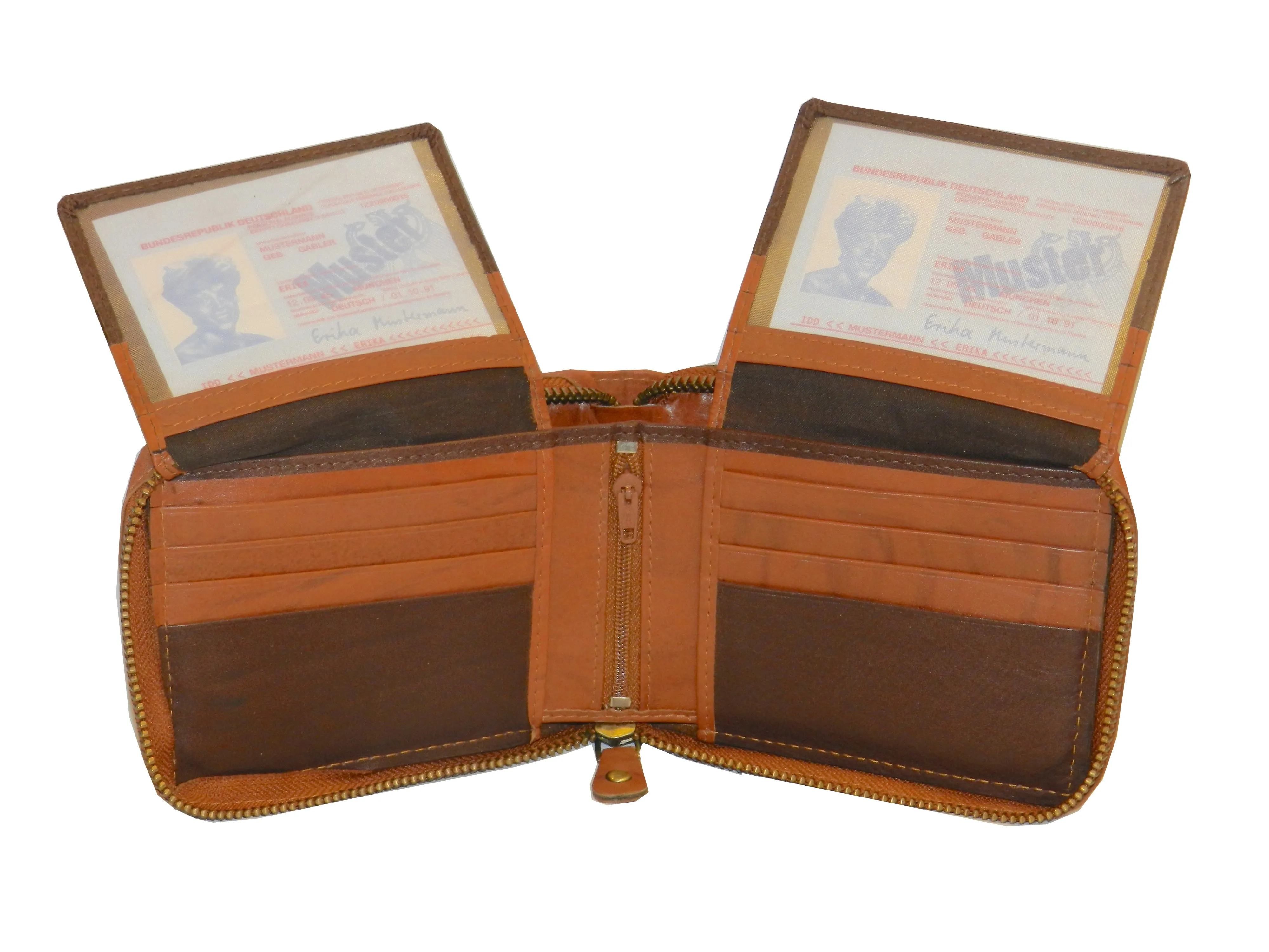 ZipVault 18 Card Full Zip Wallet #1244LMZ